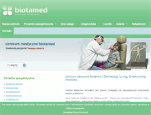 Tablet Screenshot of biotamed.pl